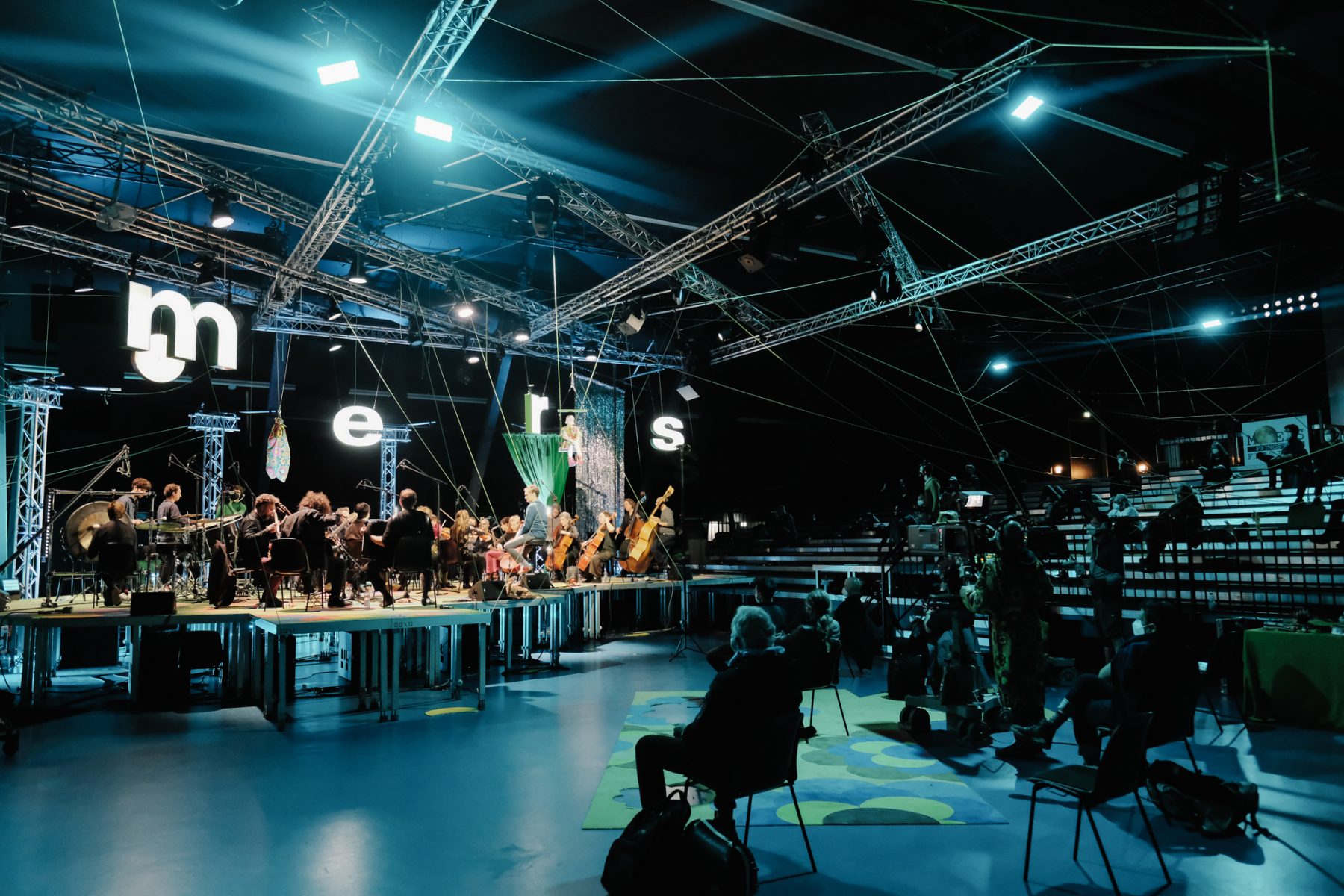 Foto der Bühne des moers festival